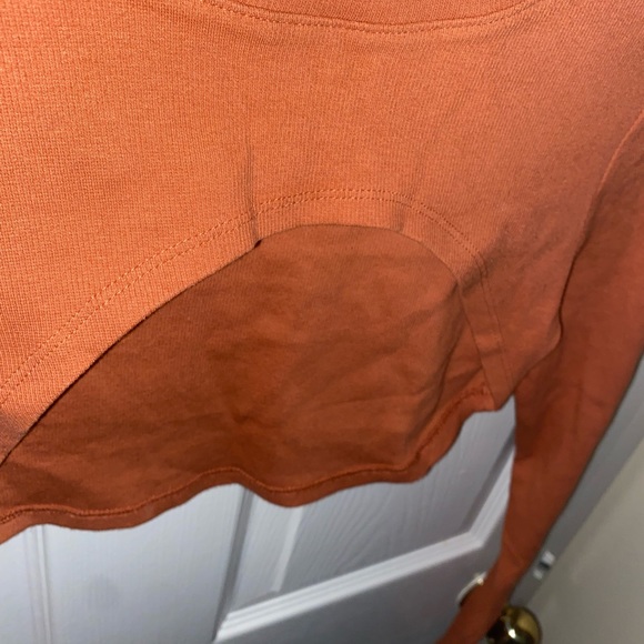 FOREVER 21 Brown Cropped Shirt With Reflective Logo - Picture 2 of 4